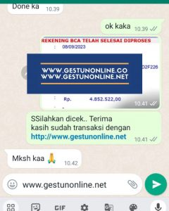 gestun online kartu kredit