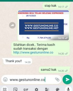 gestun online kartu kredit