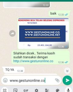 gestun online kartu kredit