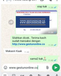 gestun online kartu kredit