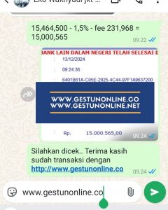 gestun online kartu kredit