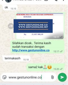 gestun online kartu kredit