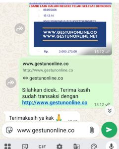 gestun online kartu kredit
