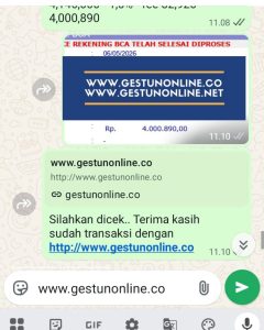 gestun online kartu kredit